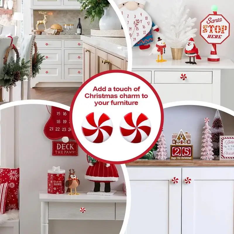 Weihnachts-Schrankgriff Abdeckungen – Festliche Deko Für Schränke, Kommoden & Mehr, Einfach Aufzusetzen