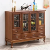 ตู้ครัวสีขาวทันสมัยพร้อมมือจับครบชุด ตู้เก็บของสไตล์นอร์ดิก ตู้เก็บของในครัว ตู้เก็บของอเนกประสงค์ เฟอร์นิเจอร์ 5