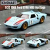 1:32 1966 Ford GT40 Alloy Track Sports Car Model Diecast Metal Toy Racing Car Vehicles Model Simulation Collection Children Gift 1