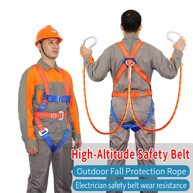 Ceinture De Sécurité À Haute Altitude Pour L'extérieur, Protection Contre  Les Chutes, Harnais De Sécurité Pour Le Travail, Harness-2m - AliExpress