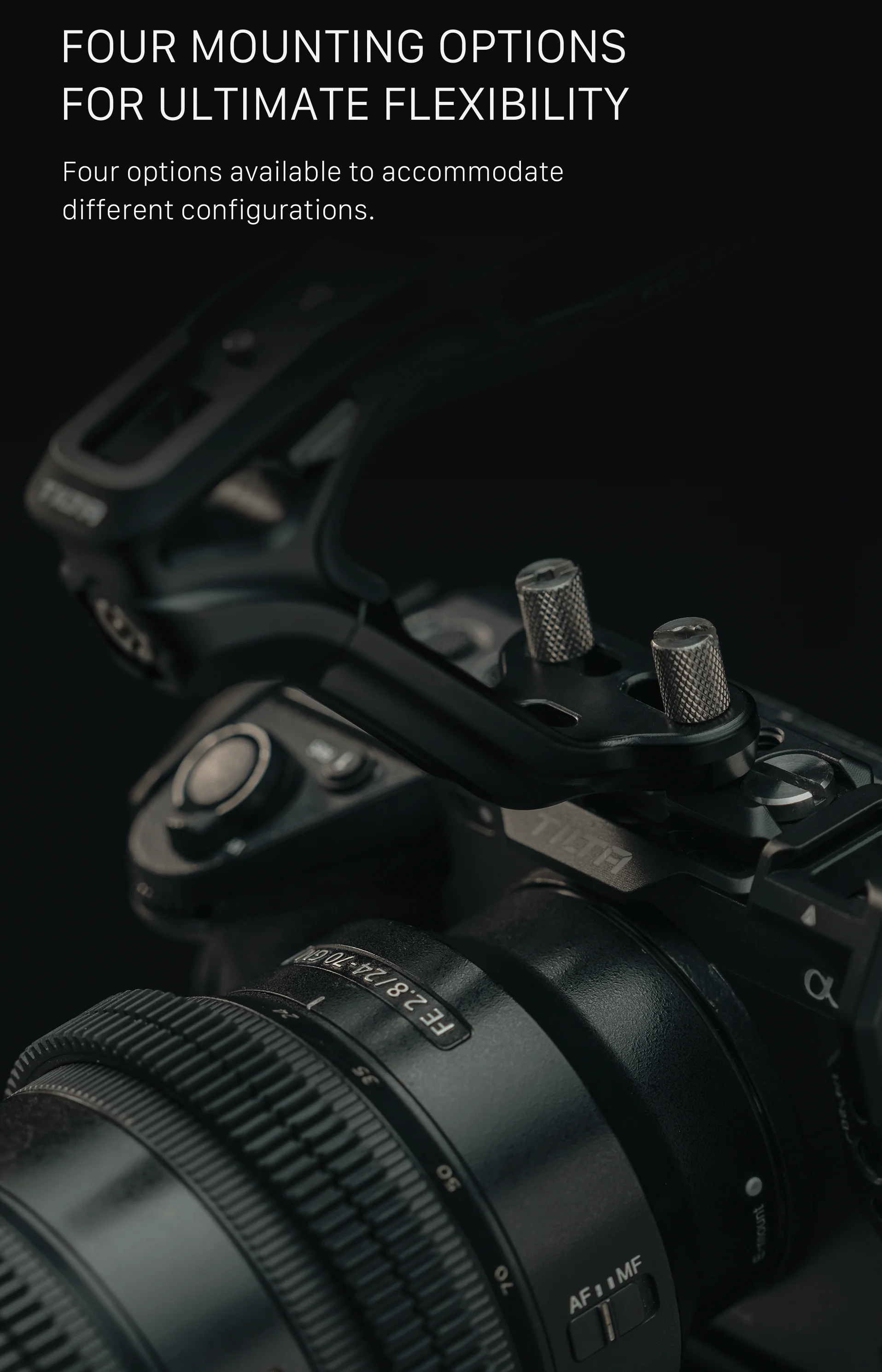 TILTA Xeno Top Handle TA-XTH Cold Shoe Zubehör mit 1/4'-20 Positionierstiften NATO für Sony FX3 FX30 FX5 Canon Nikon Fujifilm Cage – Detail 4