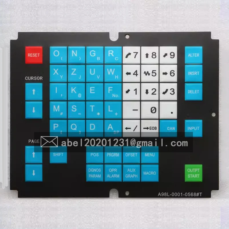 Nuovissima Tastiera A Pellicola Con Pulsante Fanuc A98L-0001-0568 # T A98L-0001-0568 # M