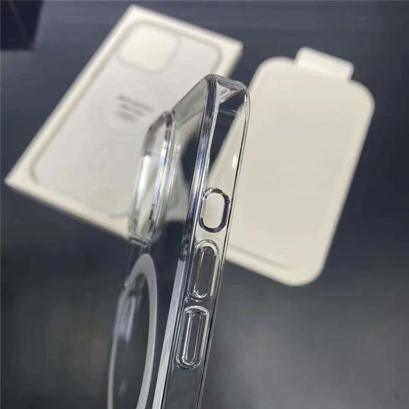 Clear Original Macsafe Animation Case for Magsafe IPhone 14 Plus 13 Pro Max 12 Mini 14Pro 13Pro 12Pro IPhone14 Mac Safe Cover