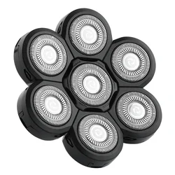 Advanced Floating Waterproof Electric Shaver (7 Blade head Black)