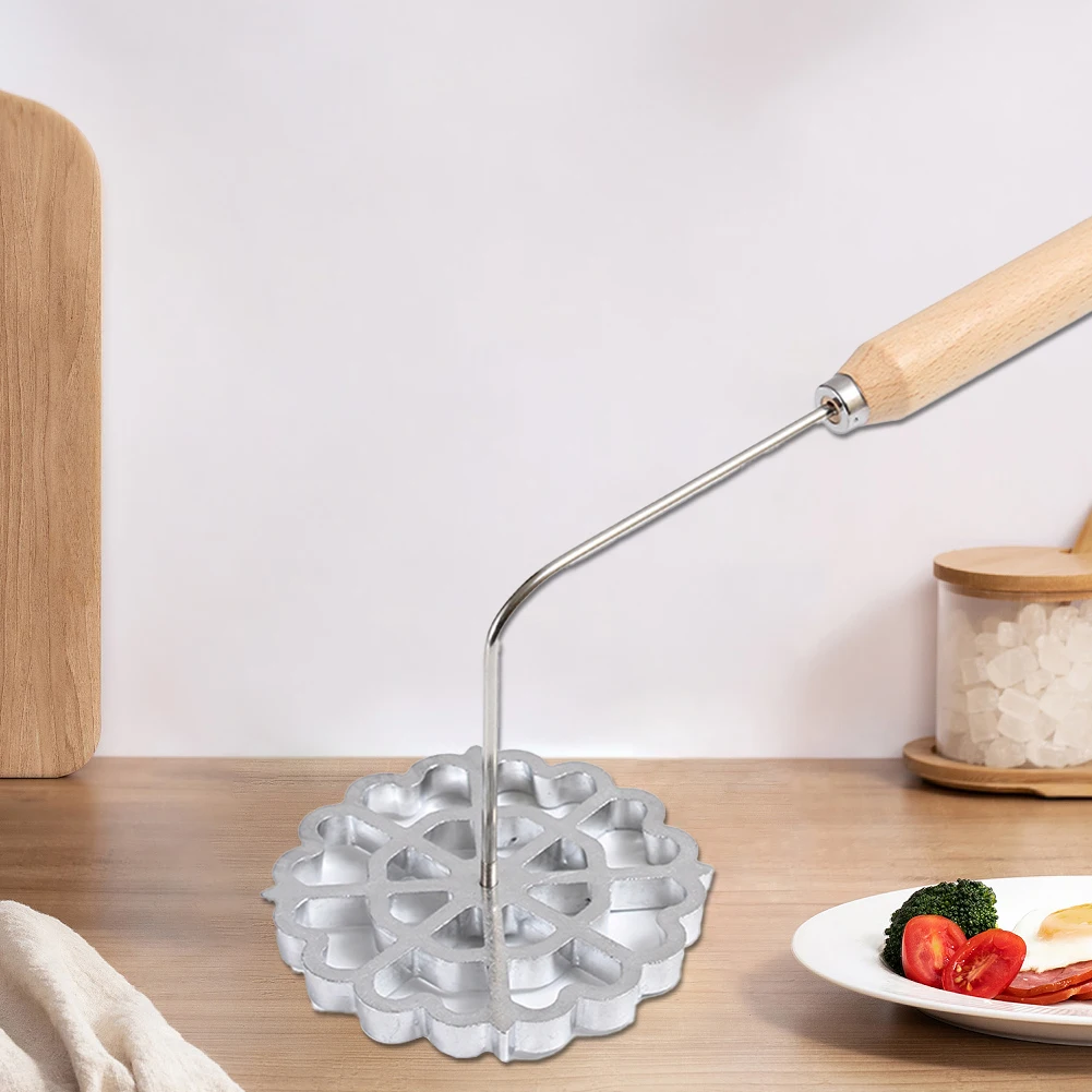 

Waffle Maker Aluminum Alloy Frying Snack Mould Funnel Cookie Cookie Bake Mould With Handle Baking Accessories