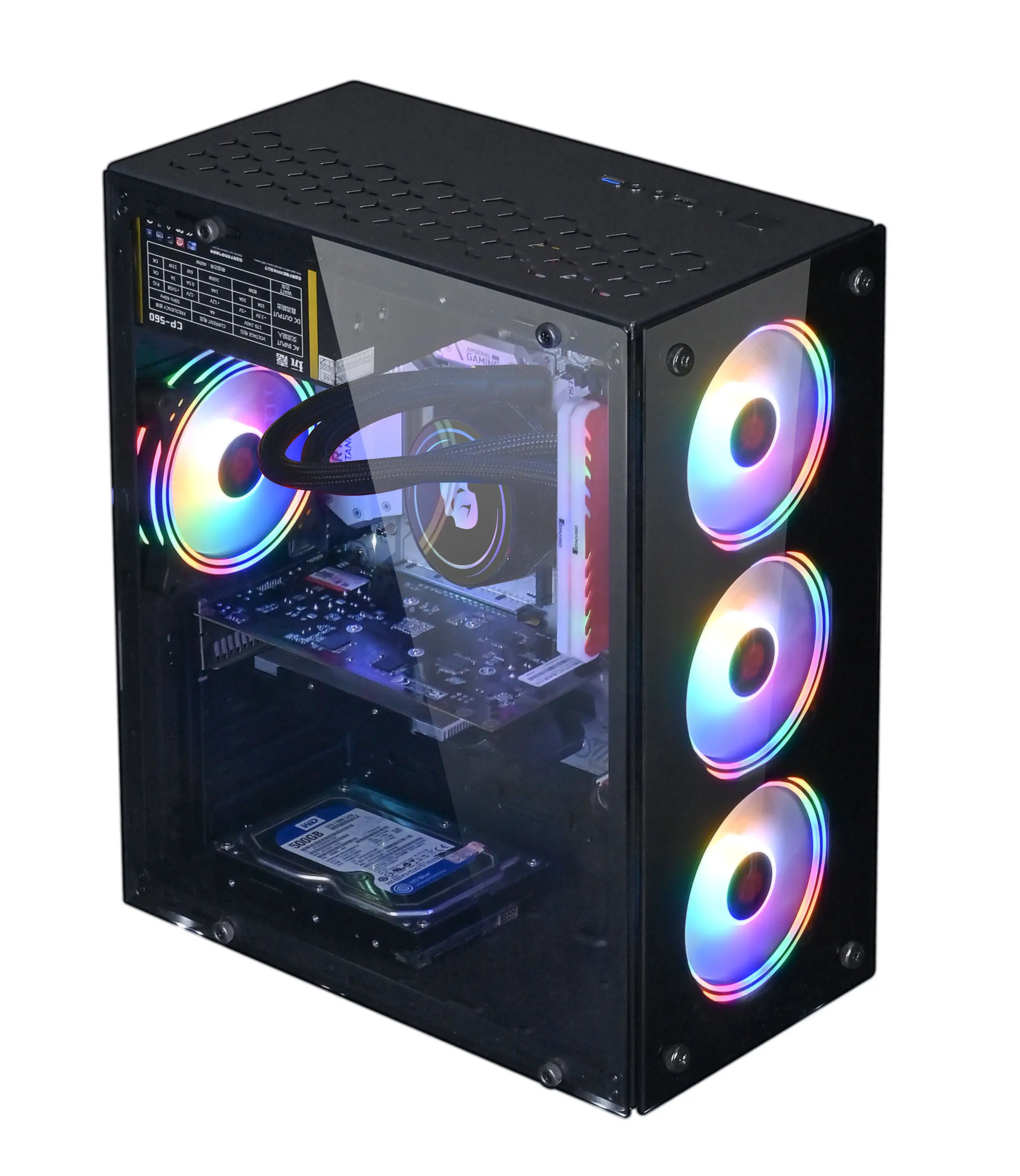컴퓨터 게이밍 컴퓨터, PC 데스크탑 컴퓨터, I3, I5, I7 모든 테스트 및 작동 팔레트 및 수출 준비
