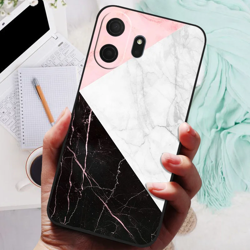TCL NxtPaper70 Pro Cartoon Silicone Back Cover - Soft Bumper Coque