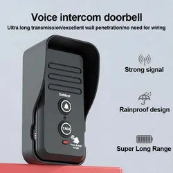 Wireless Voice Intercom Doorbell Telephone Ultra-long Distance Calling Machine Building Waterproof Calling Equipment Home And Bu