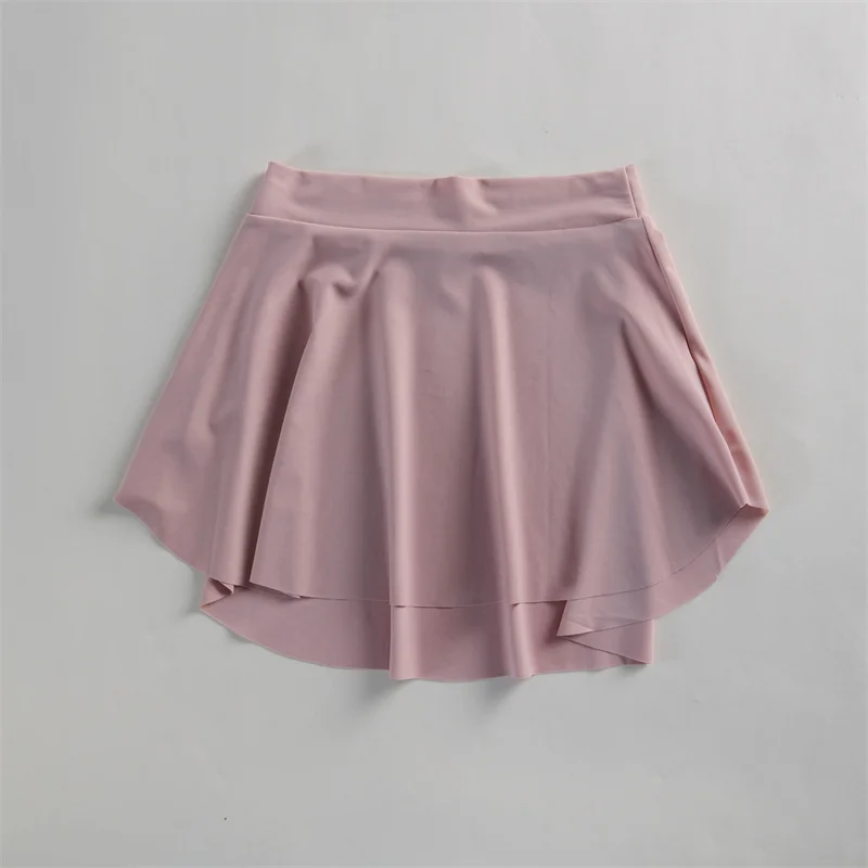 

Hot Sale High Quality Many Colors Nylon Spandex Yoga Sports Kids Girls Women Adult Ballet Dance Skirts