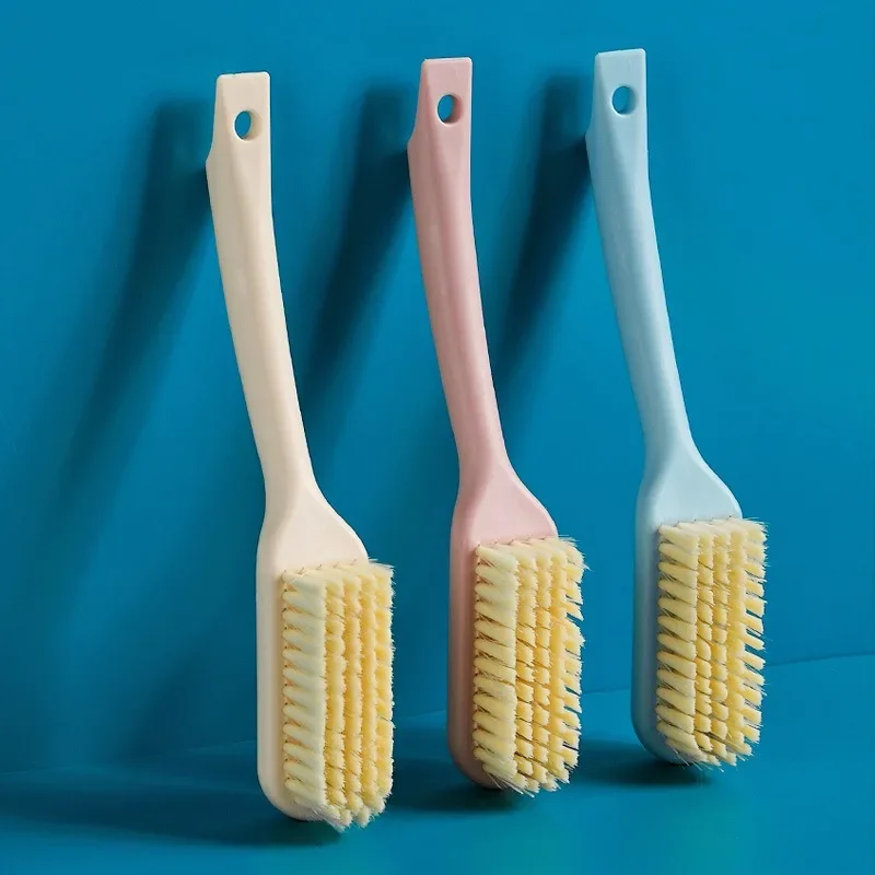Household Long-handled Shoe Brush Hangable Plastic Shoe Brush Multifunctional Cleaning Brush Soft Bristle Brush 3