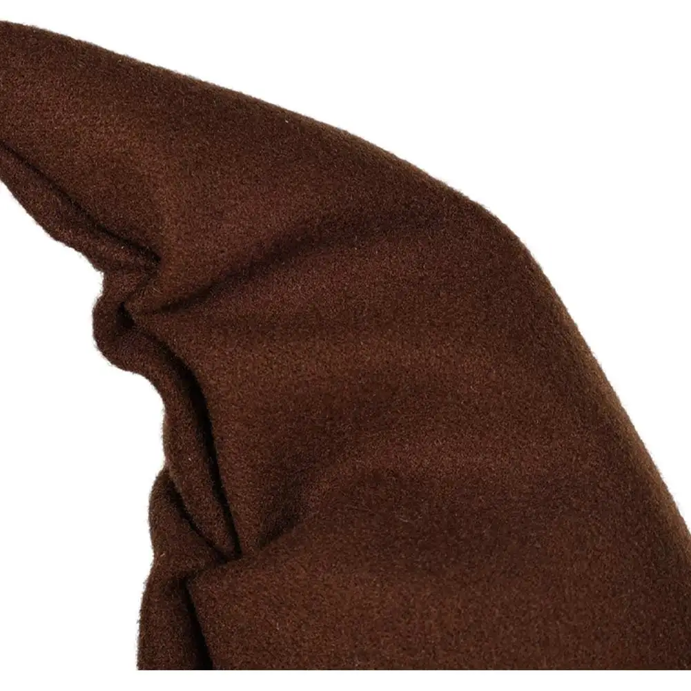 TOM BOMBADIL Cosplay Brown Pointed Wizard Hats Movie Lord Rings Costume Accessories Cap Men Halloween Carnival Role Play Props