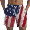 Men's Swimwear Shorts American Flag 3D printed Surfing Board Short Kids Beach Shorts Men Trunks Masculina Swimsuit Sports Briefs 4