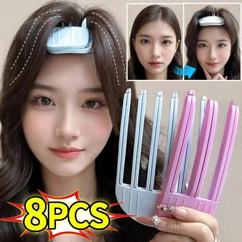 Hair Styling Tool Hair Curling Tools 6/3Teeth Fluffy Hairpin Curling Bangs Clips Hair Roots Volumizing Hair Clips Women Fixed Shape Volume Curling Roller