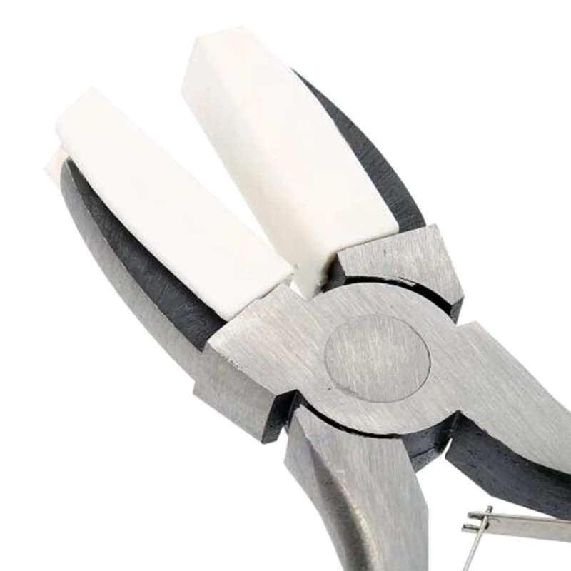 5.5-inch Jewelry Pliers Flat Nose Pliers Multifunctional Nylon Pliers with Ergonomic Handle Straightening Wire DIY Dropship 2