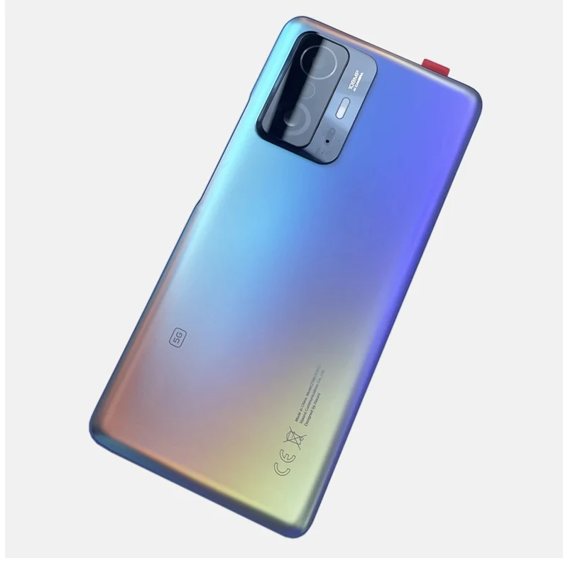 Phone Back Cover Grade AAA Camera Lens For Xiaomi Mi 11T Mi 11T Pro Back Housing Cover Door Adhesive