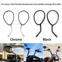 Motorcycle Rear View Mirror For Indian Scout Bobber Chief Chieftain Roadmaster Springfield 2014-2024 Side Mirrors Accessories