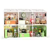 New 3D Puzzle Miniature House Coffee Shop Fruit Shop Convenience Store Assembly Toys with Lights Collection Decoration 6
