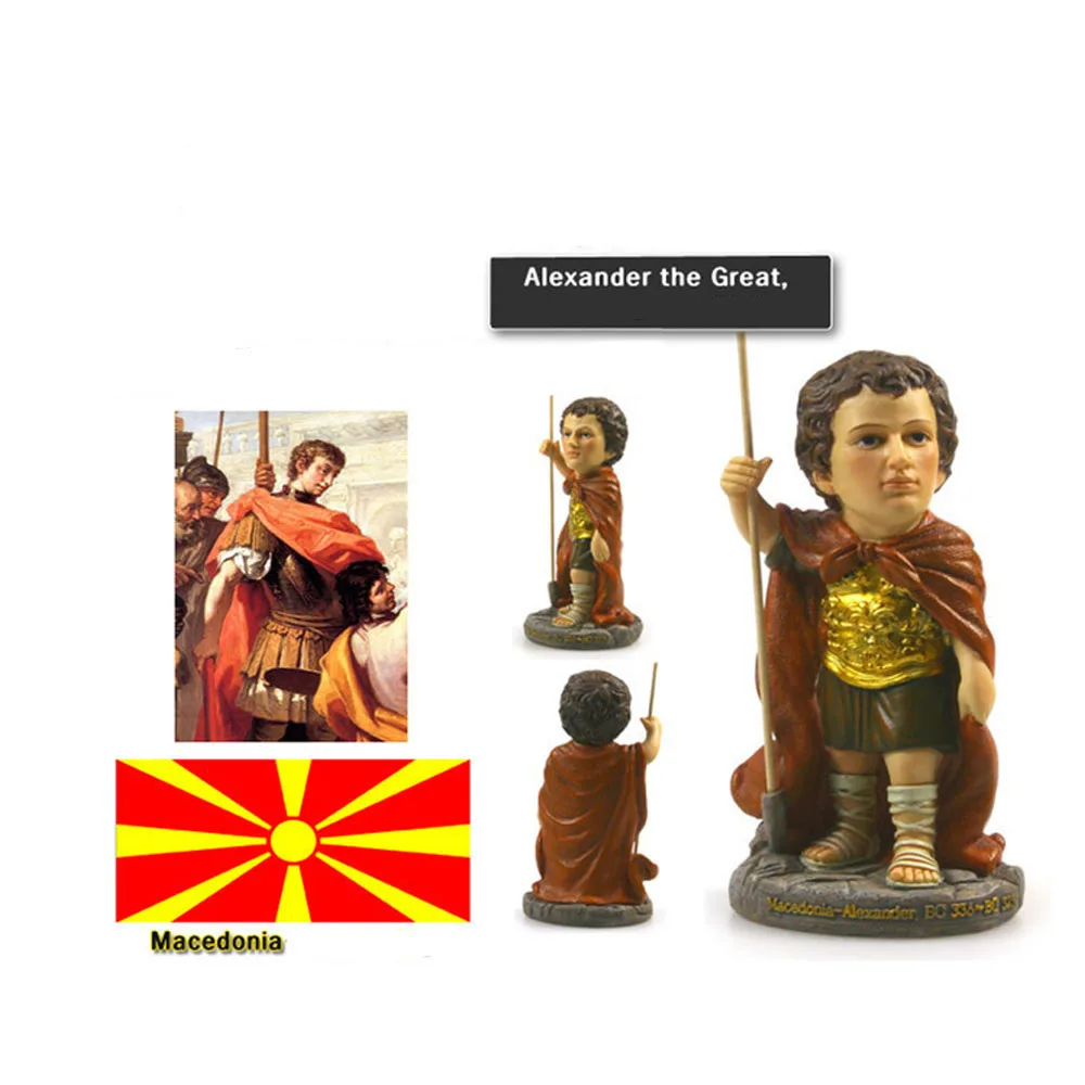 

Alexander of Macedon the Great Classic World Famous History People Military Strategist Figure Model Toys Gift
