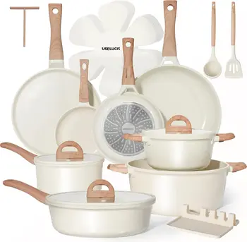 22-Piece Ceramic Cookware Set 1