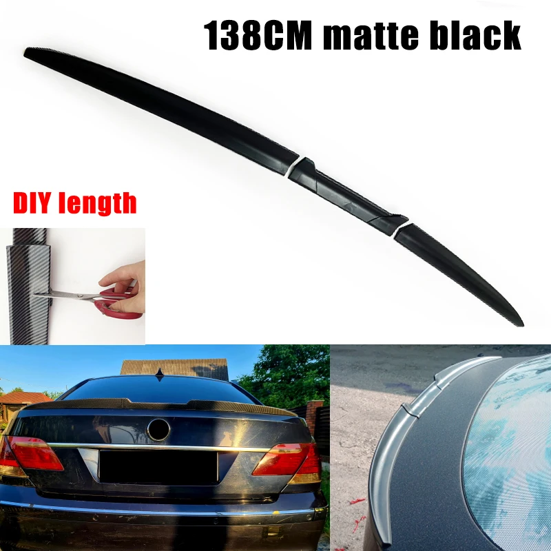 Car Spoiler Universal Adjustable  Universal Spoiler Drilling - Car  Universal Roof - Aliexpress