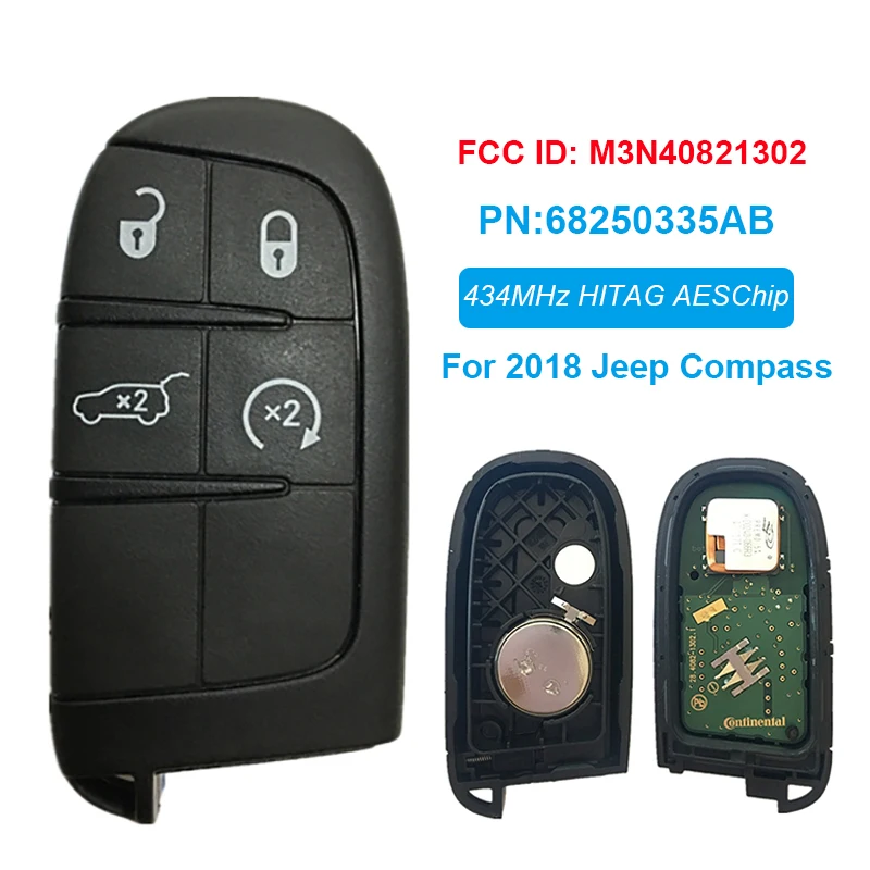 2018 Jeep Compass Key Fob Battery
