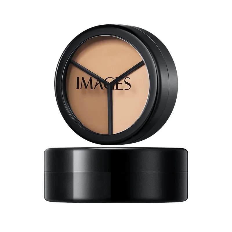 Tri-color Concealer Hidden Pores Cover Blemishes Long Lasting Makeup Holding Decorate Face Brightening Skin Tone Concealer Cream 6