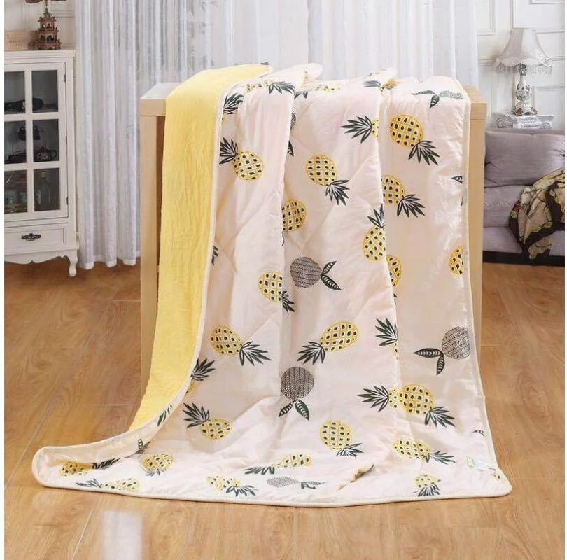 

Washed Cotton Soybean Air Conditioning Quilt Thin Section Summer Protein Student Children Cool