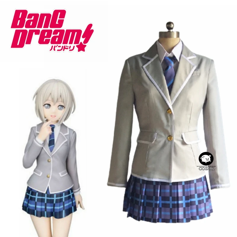 

Cosplay Costume Anime Bang Dream! Hikawa Hina Minato Yukina Imai Lisa Dresses Christmas Halloween