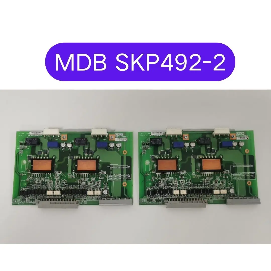중고 MDB SKP492-2 서보 드라이브 샤프트 카드 테스트 OK, 빠른 배송