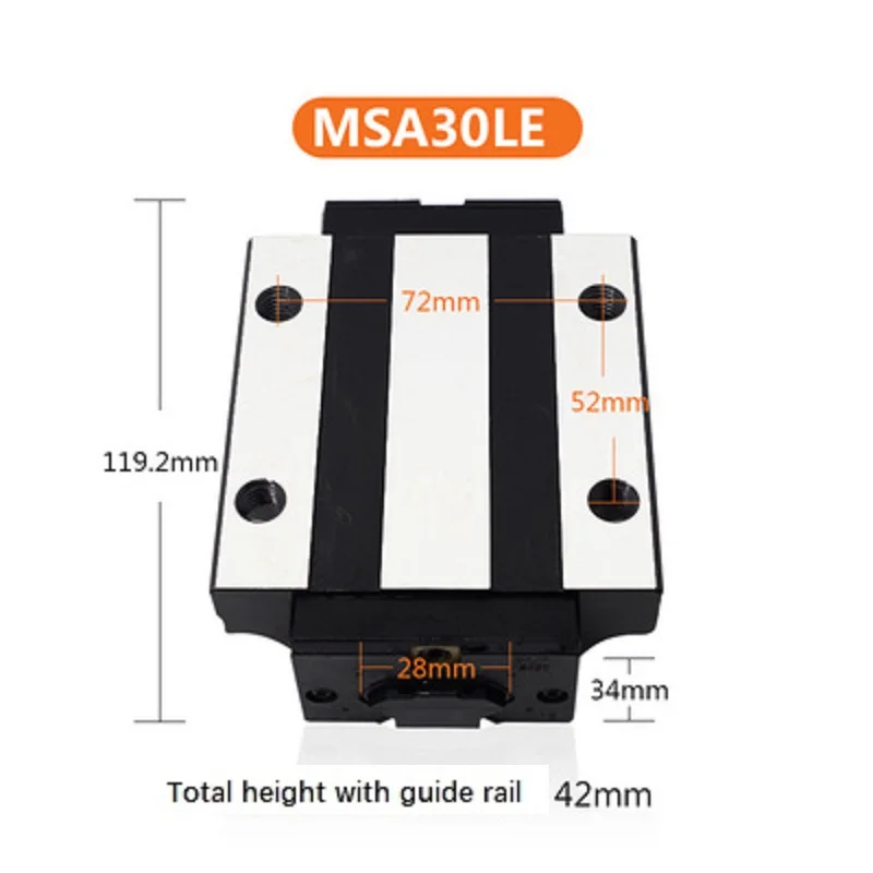 

MSA30LE Linear Slide Linear Plain Bearing Unit Low Price and Heavy Duty Ball Rail Linear Guide Rail