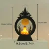 Horror Halloween LED Wind Light Portable Pumpkin Ghost Lantern Bar Desktop Ornament Halloween Decor Props Party Supplies 3