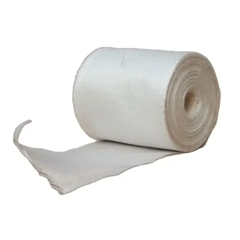 1 Roll High-density Glass Fiber Cloth Fire and High Temperature Resistance Fiber Cloth Tape Household Industrial Accessories glass fiber cloth tape