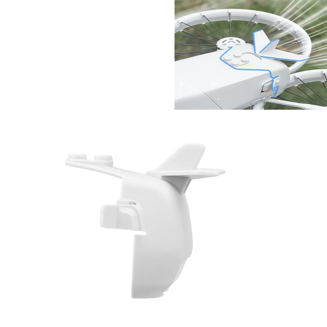 Stabilisateur queue drone DJI FLIP - Accessoire aérodynamique anti-chute