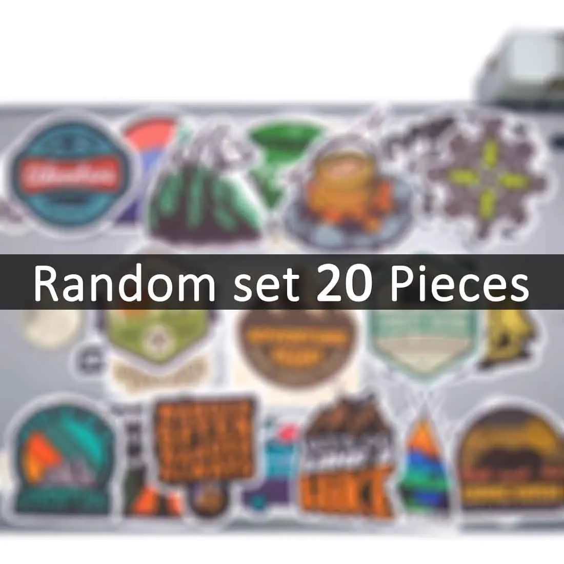 Adventure Sticker Pack - Outdoor Exploration and DIY Creative Decoration
