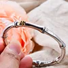 New Arrival Vintage Bamboo Joints & Spider Design Thai Silver Female Bangle For Women Hand Jewellery Accessories No Fade 6