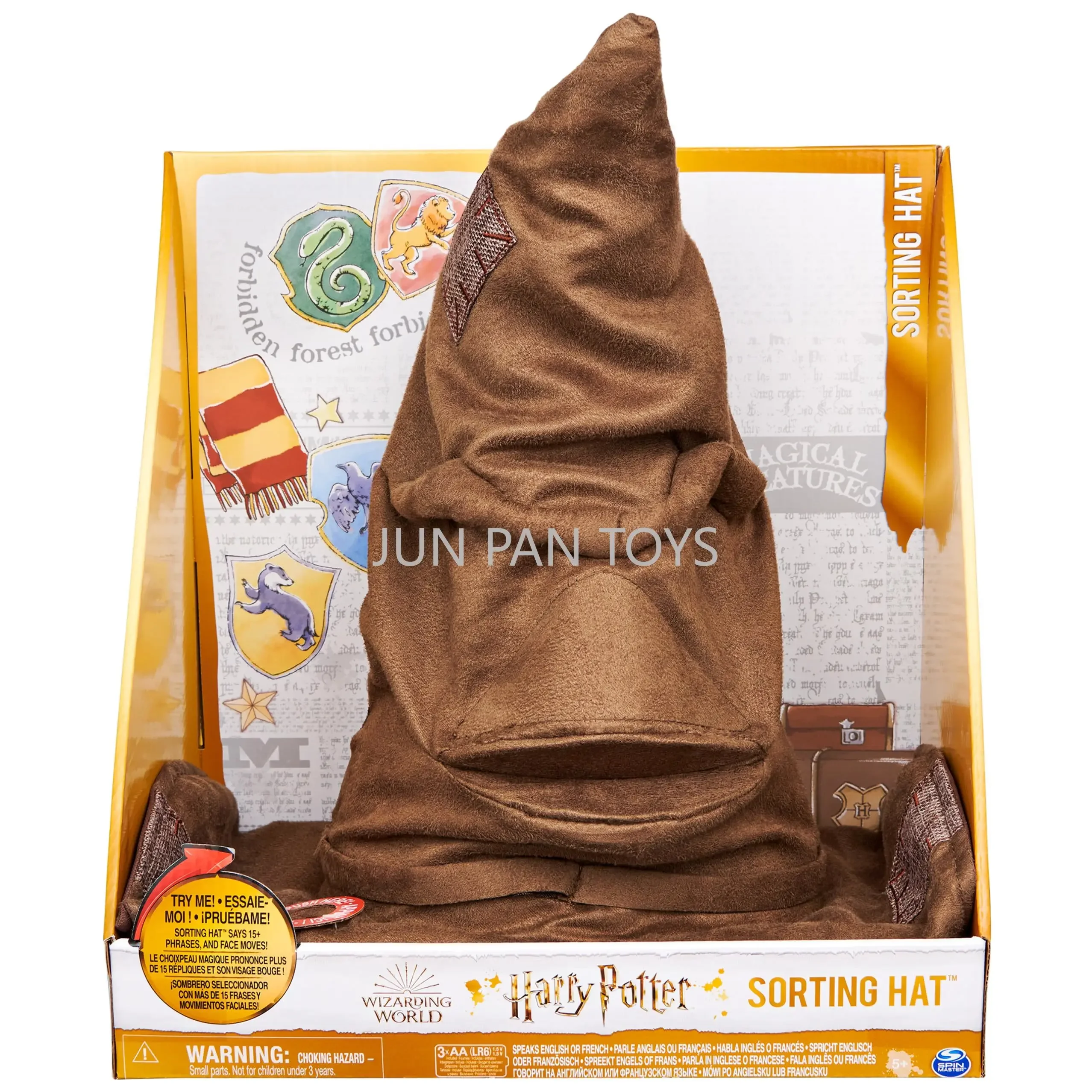 thumbnail image 1 of Muñeco elfo interactivo Dobby de Harry Potter del Mundo Mágico con sombrero seleccionador parlante y calcetín, juguete de simulación para niños, disfraz y juego de rol, 1 of 5