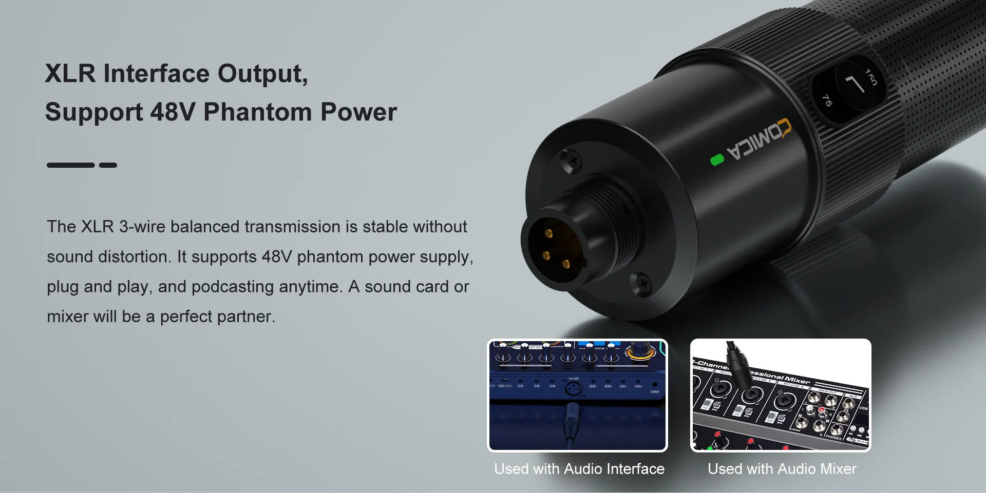 STA-X2D Cardioid Condenser XLR Microphone Professional Noise Reduction Microphon