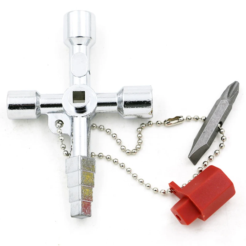 

Multifunctional Marine Tools Key Universal Control Cabinet Key Torque Wrenches Cross Key Train Door Key Household