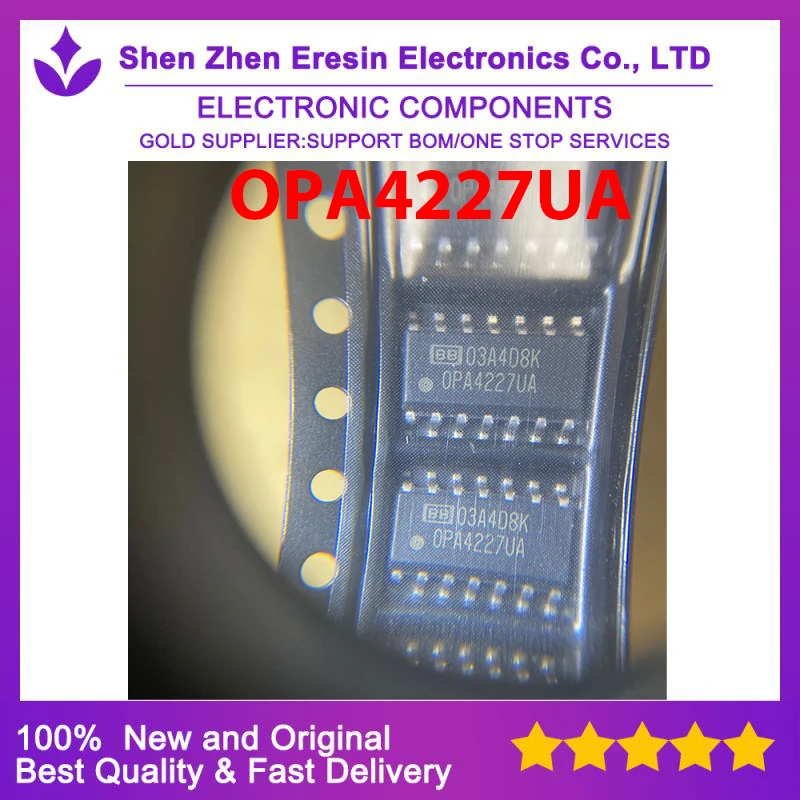 

Free shipping 10PCS/LOT OPA4227UA SOP8 New and original