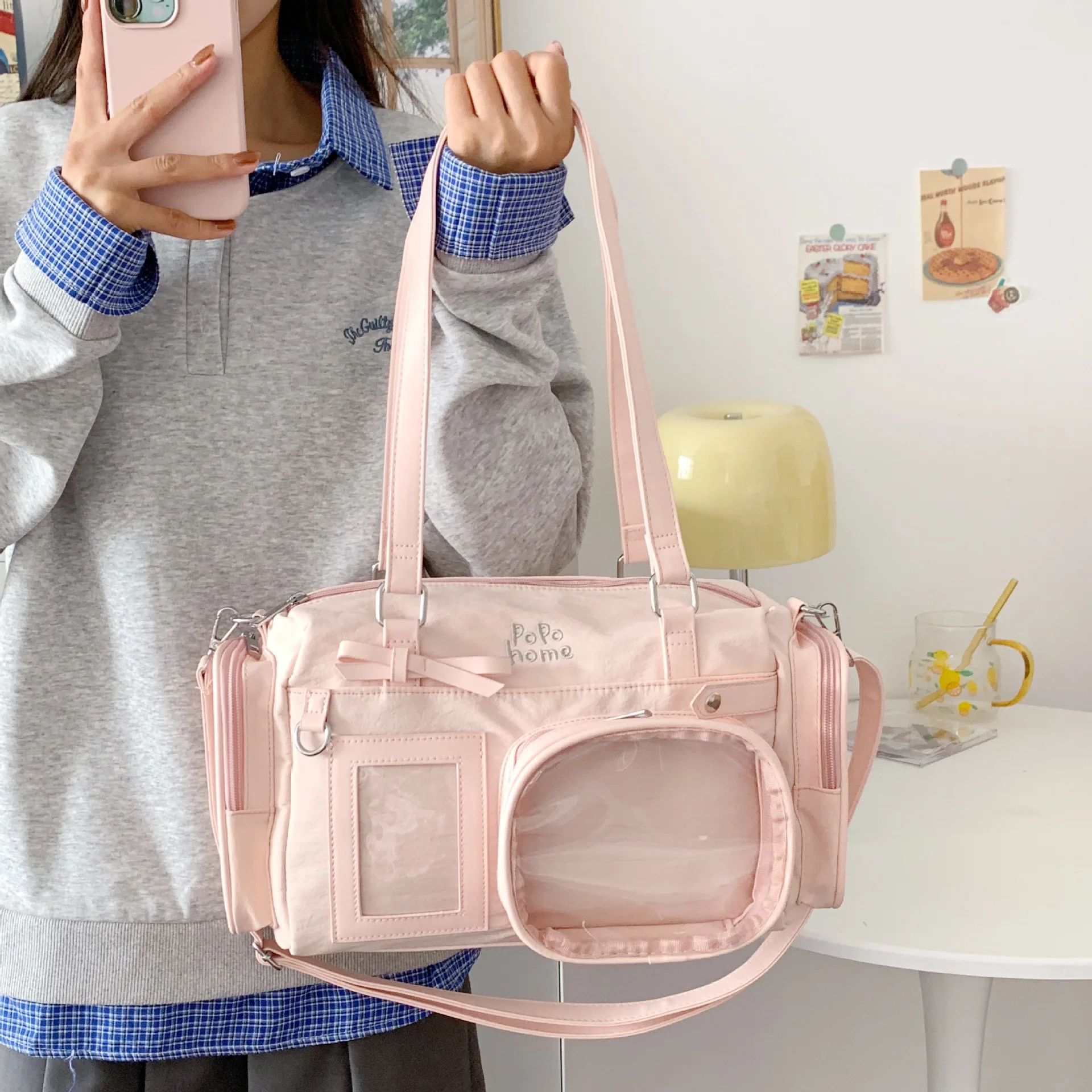 Kawaii Japanese Style Ribbon Tote Shoulder Ita Bag