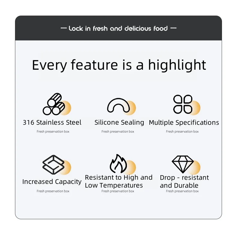 caja para alimentos con bacio de aire, fiambrera para estudiantes, contenedor de almacenamiento de alimentos con tapa, fiambrera Bento, herramienta de acampada para pícnic al aire libre » caja para alimentos con bacio de aire