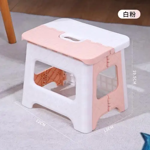 Marchepied Pliant en Plastique avec Poignée pour Enfant, Petit Tabouret  Portable et Pliable - AliExpress