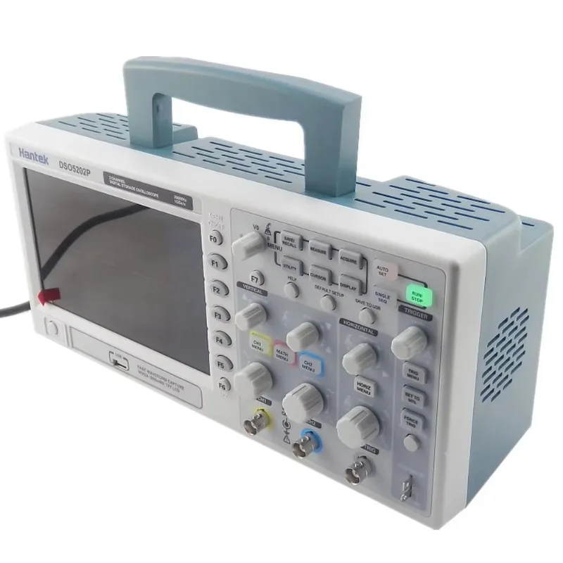 Digital Oscilloscope 200mhz Hantek Dso5202p Bandwidth 2 Channels Pc Usb Lcd Portable Osciloscopio Electrical Tools