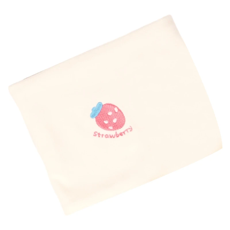 Kids Thicked Warm Neckerchief Cartoon Baby Scarf Trendy Solid Color Neck Warmer with Print Decor for Boys and Girls