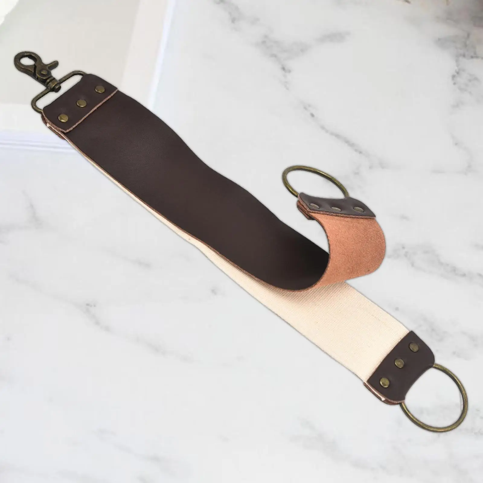 Leather Shaving Strop Sharpening Strop Belt Multipurpose Replacement Leather Sharpening Strap Men Women Knife Shaving