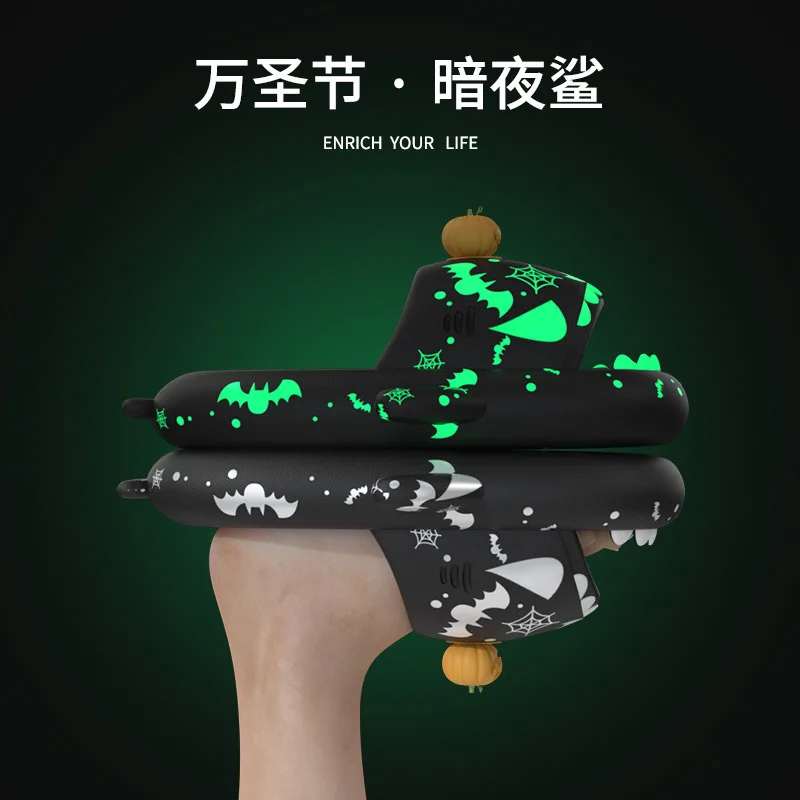 4cm Thick Sole Shark Slippers Women Couple's Indoor And Outdoor Lantern Fish Slides Man‘s Anti Skid Home Cool Shoes 2023 Summer 3