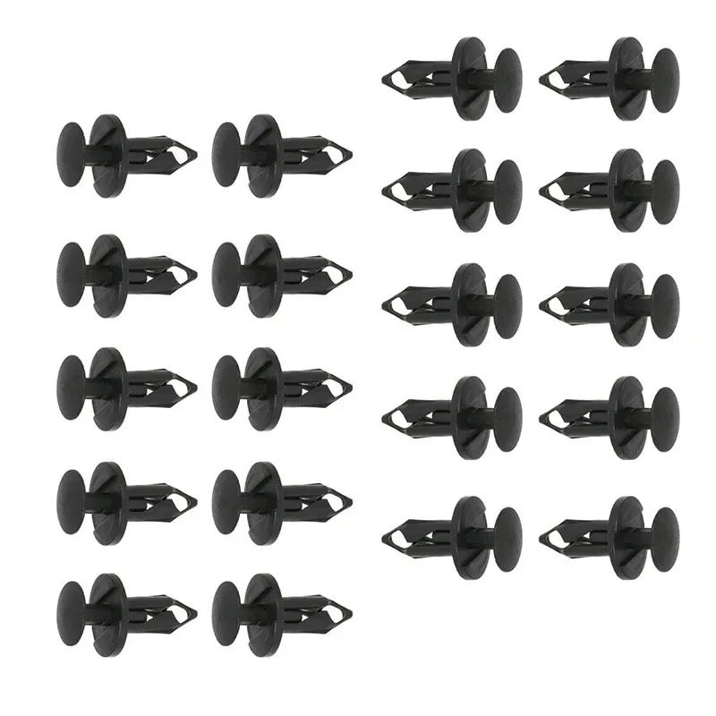 190PCS Car Retainer Clips Kit - 6 Sizes Plastic Fasteners for Auto Trim Panel, Bumper & Body Repair
