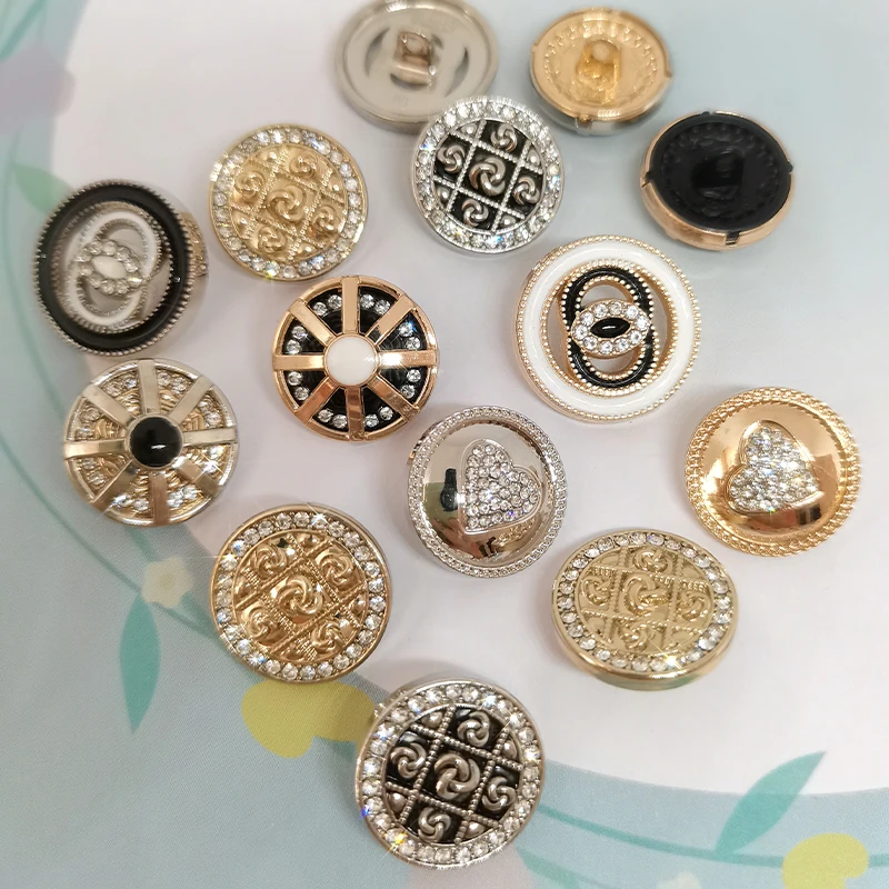 Trendy Leopard Resin Shank Buttons | 6 Pack 18MM Bling Buttons For Sewing Coats