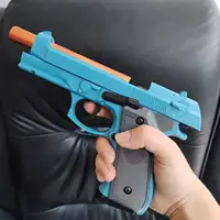 SIG17 M92 Continuous Firing Toy GunShell Ejceting AutomaticEVA Foam Blaster Outdoor CS Shooting Weapons Pistol for Kids Gift 2