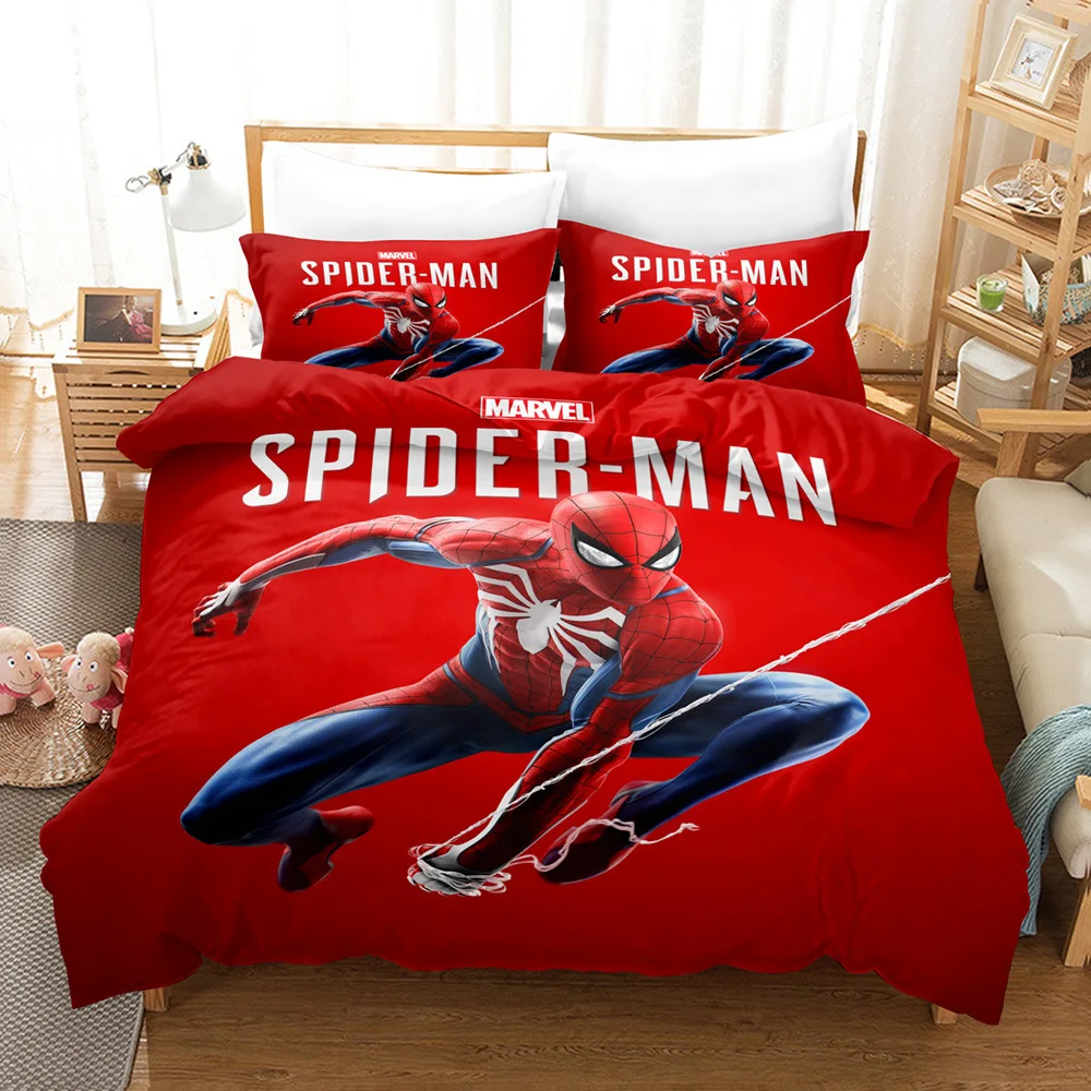 Spiderman Bedding Superhero King Size Duvet Cover Spiderman